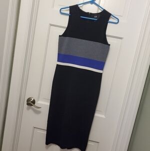 EC LINE The Label Midi Sleeveless Sweater Dress Size Medium, Classic